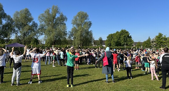 Eröffnungstanz vom Sporttag