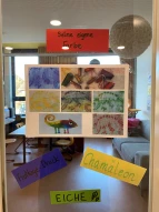 Schild zur Ausstellung