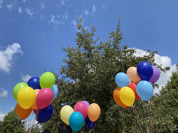 Ballons mit W&uuml;nschen