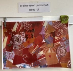 Rote Collage