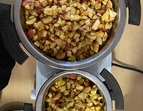Äpfel im Topf