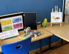 Ausstellung Buch, Kuscheltiere...