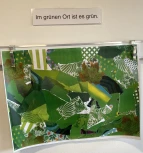Grüne Collage