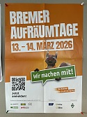 Plakat Bremen räumt auf