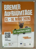 Plakat Bremen räumt auf