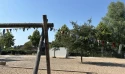 Girlanden auf dem Schulhof